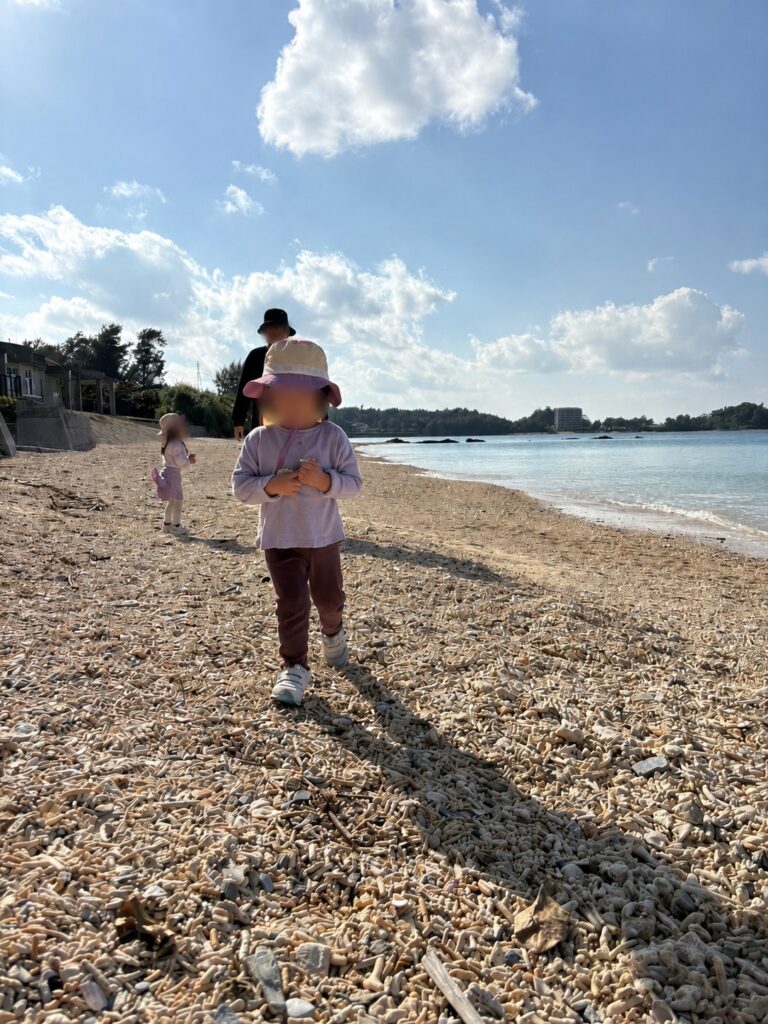 名護市民ビーチ 穏やかな海辺