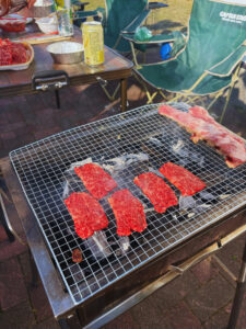 夜ご飯はお庭でバーベキュー！🔥 1