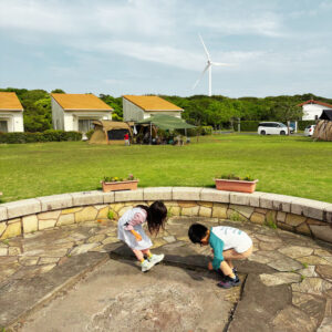 竜洋海洋公園オートキャンプ場に到着！