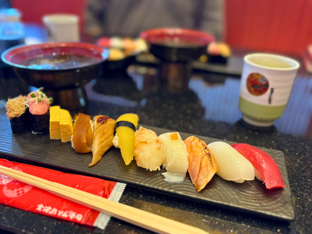 まいもん寿司のランチセット
