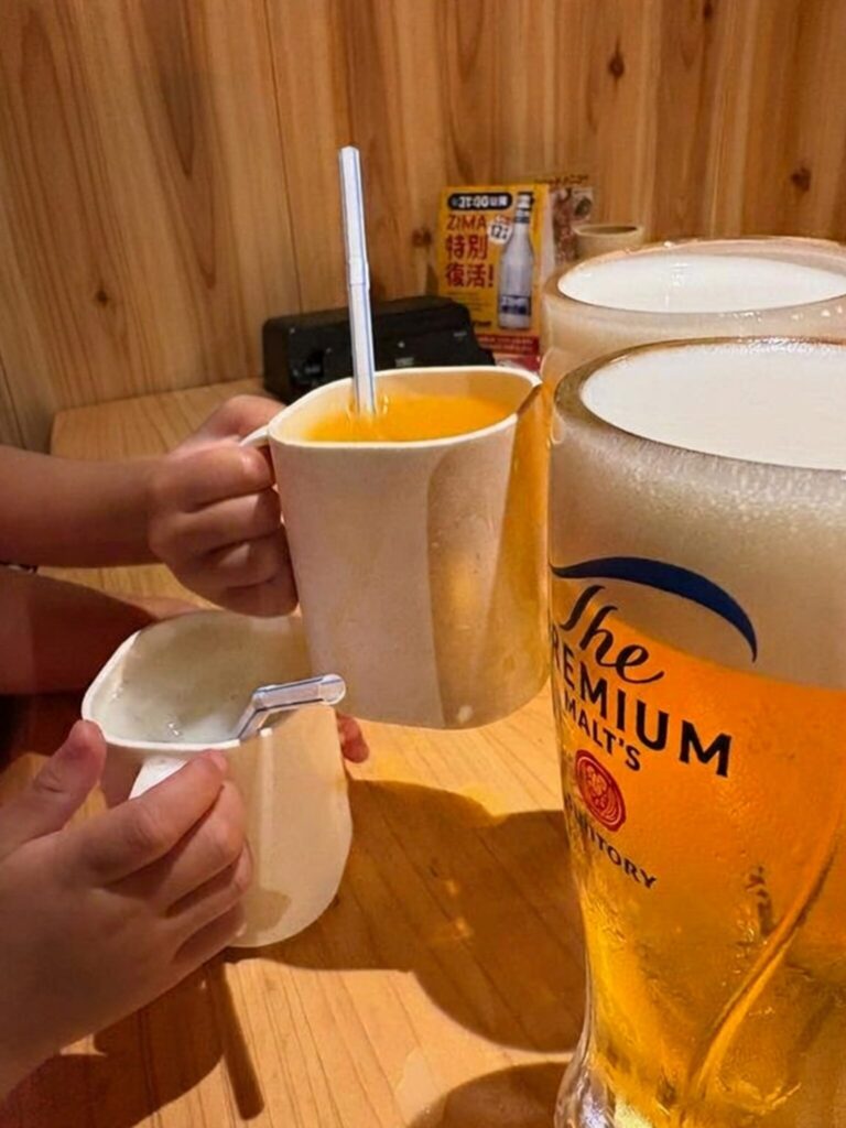 鳥貴族家族で乾杯