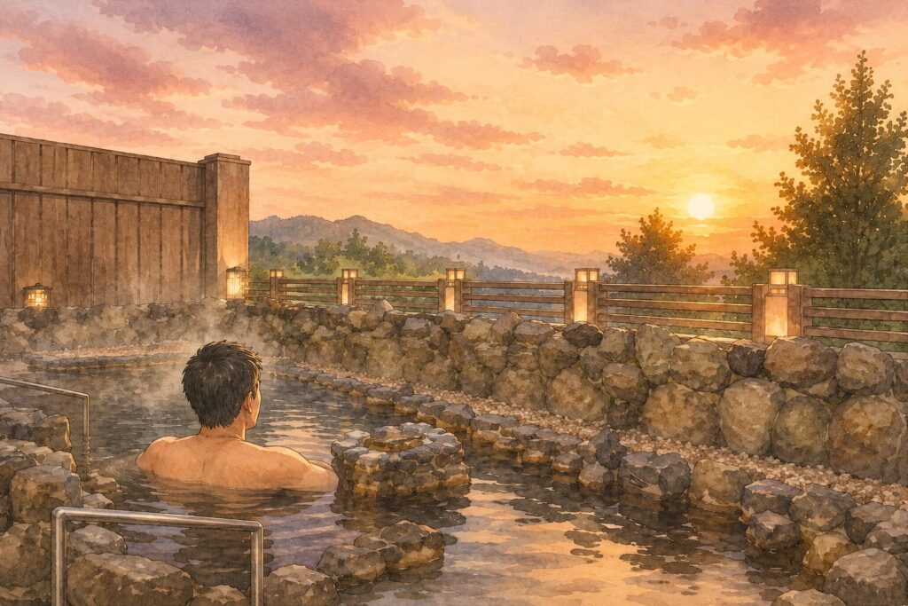 JAM福井勝山東急ホテル&リゾーツ 温泉イラスト