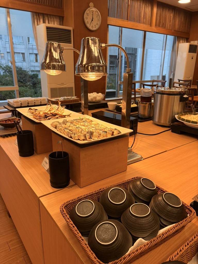 伊東園ホテルの朝食バイキング